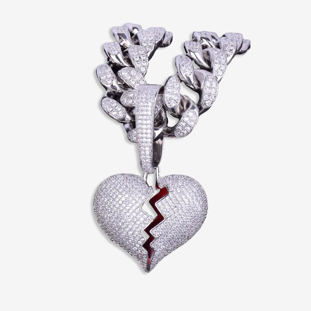 Iced out deals heartbreak chain